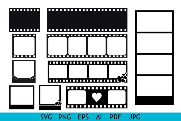 Download Film Strip Photo Frame Set - Film Collection
