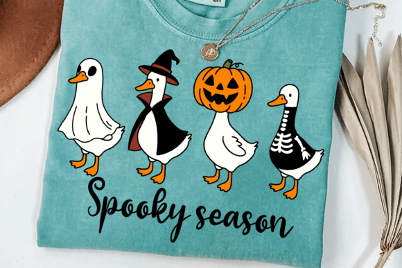 Download Retro Spooky Season Png, Cute Goose Png - Cute goose png Collection