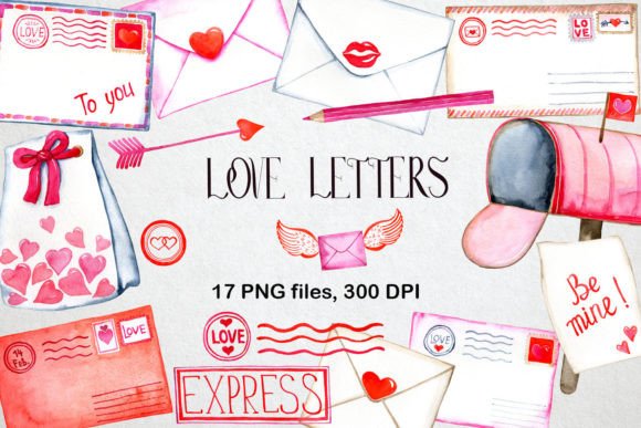 Download Love Letter Clipart PNG. Valentines Day - Love letter clipart Collection