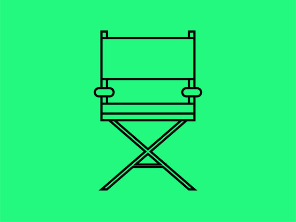 Download Icon Film Director Chair Outline - Film Collection