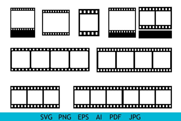 Download Film Strip Frame Icon Set - Film Collection